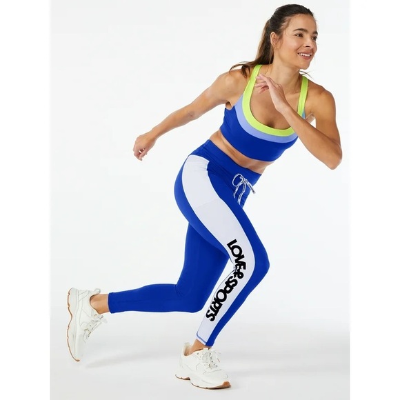 Womens Skinny High Rise Logo Leggings - Picture 4 of 7